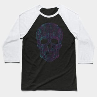 Beautifull circuit skull design Baseball T-Shirt